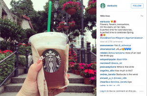 Social Media - Starbucks Social Media Post