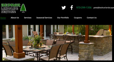 Bednar Landscape Services is a team of premier New Jersey landscapers screenshot