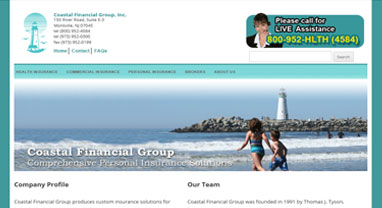 coastal-financial-group-website-screenshot