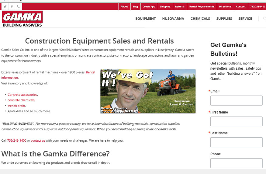 gamka-website-screenshots