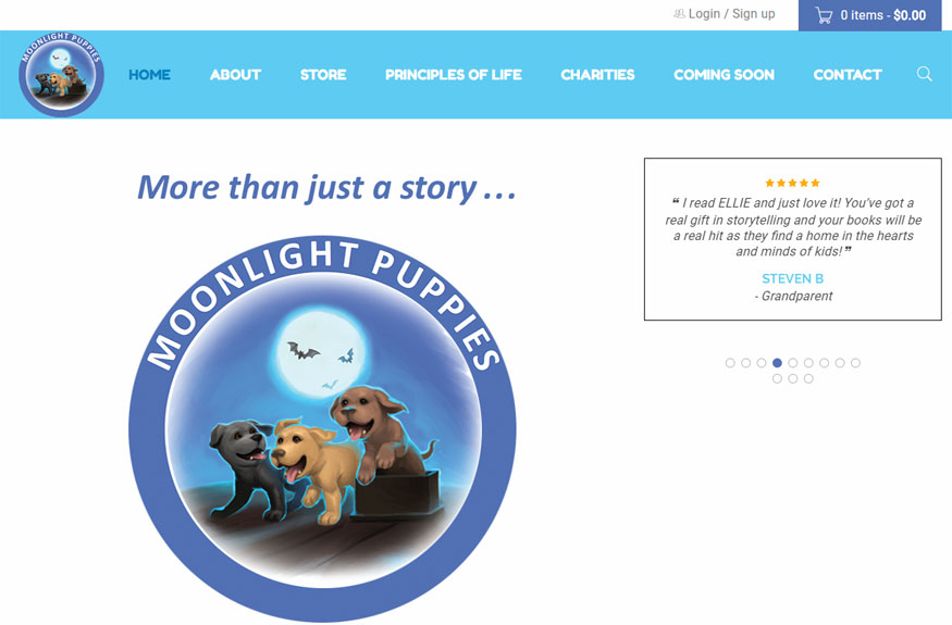 Moonlight Puppies Press Screenshot