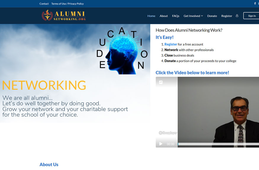 alumni network screenshot
