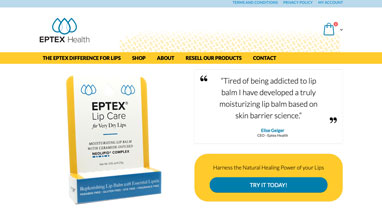 Eptex Health website